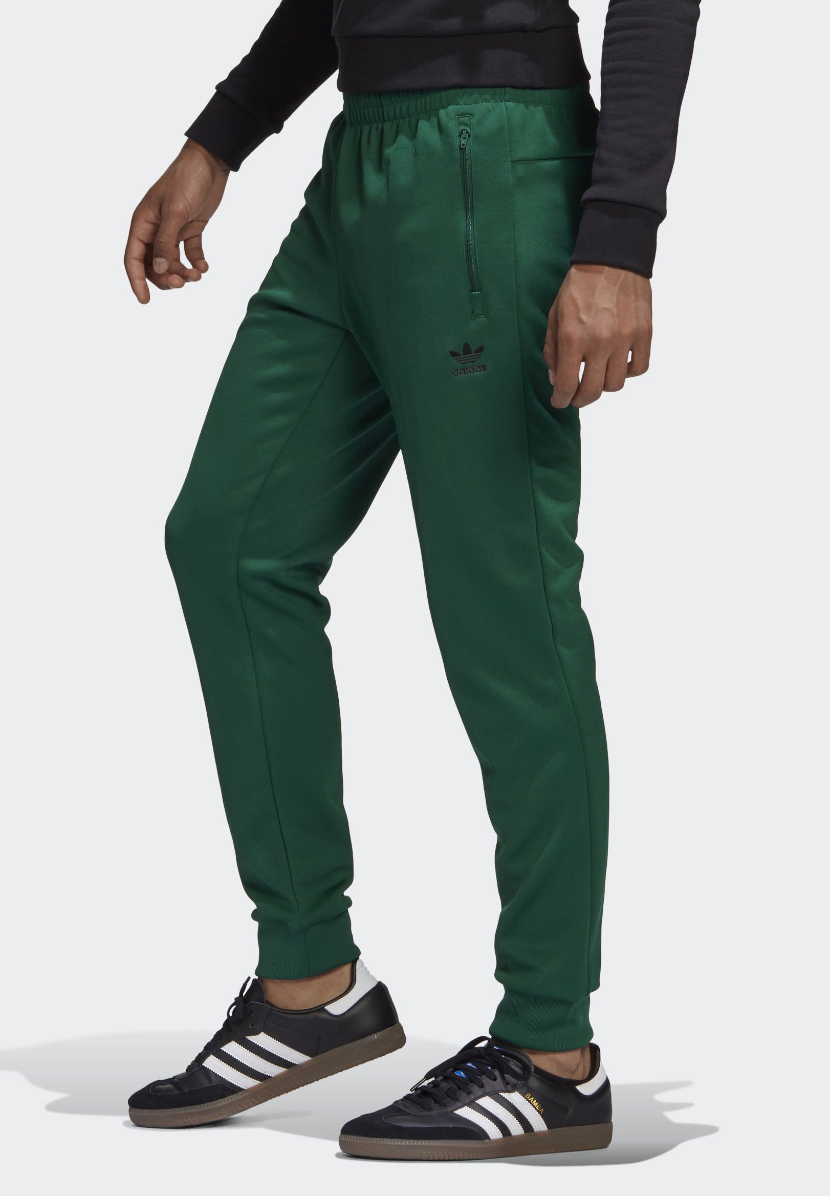 adidas Originals TREFOIL - Trainingsbroek - green/Groen - Zalando.nl
