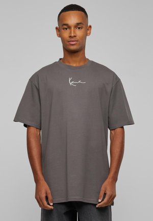 SMALL SIGNATURE ESSENTIAL - Basic T-shirt - anthracite