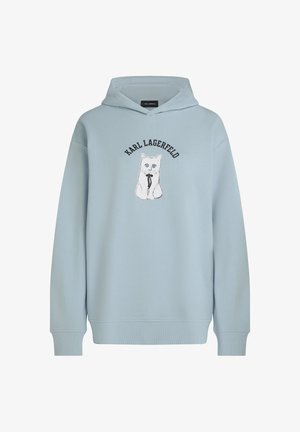 KARL LAGERFELD, IKON CHOUPETTE HOODIE - Sweat à capuche - kentucky blue