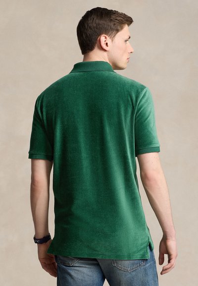 Polo Ralph Lauren CLASSIC FIT KNIT CORDUROY POLO SHIRT - Polo krekls - moss agate