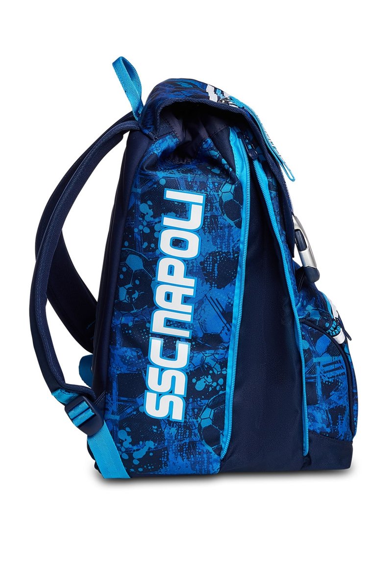 Zaino Ufficiale SSC Napoli - Unisex Adulto Taglia L - Blu Azzurro Con Logo - Per Scuola, Lavoro, Viaggi E Tempo Libero - Tifosi Azzurri - 6