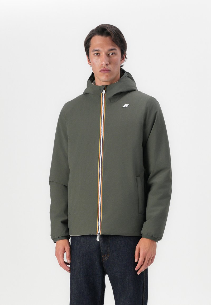 K-Way JACK WARM DOUBLE UNISEX - Jachetă de iarnă - green blackish/green oak