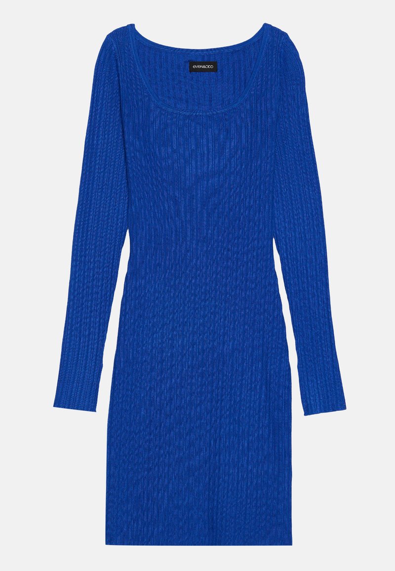 Even&Odd Gebreide jurk blauw