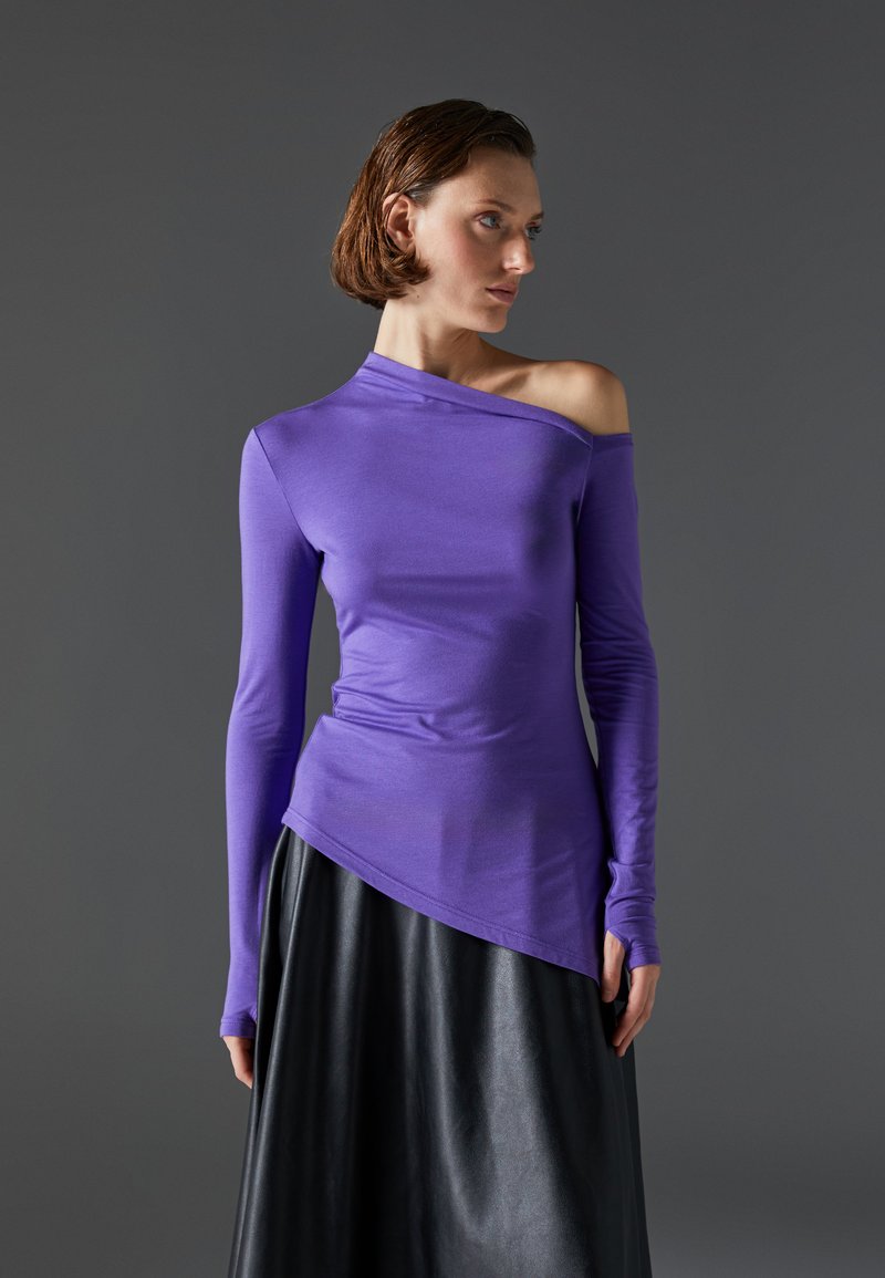 Zign Studio Tops ar garām piedurknēm - purple