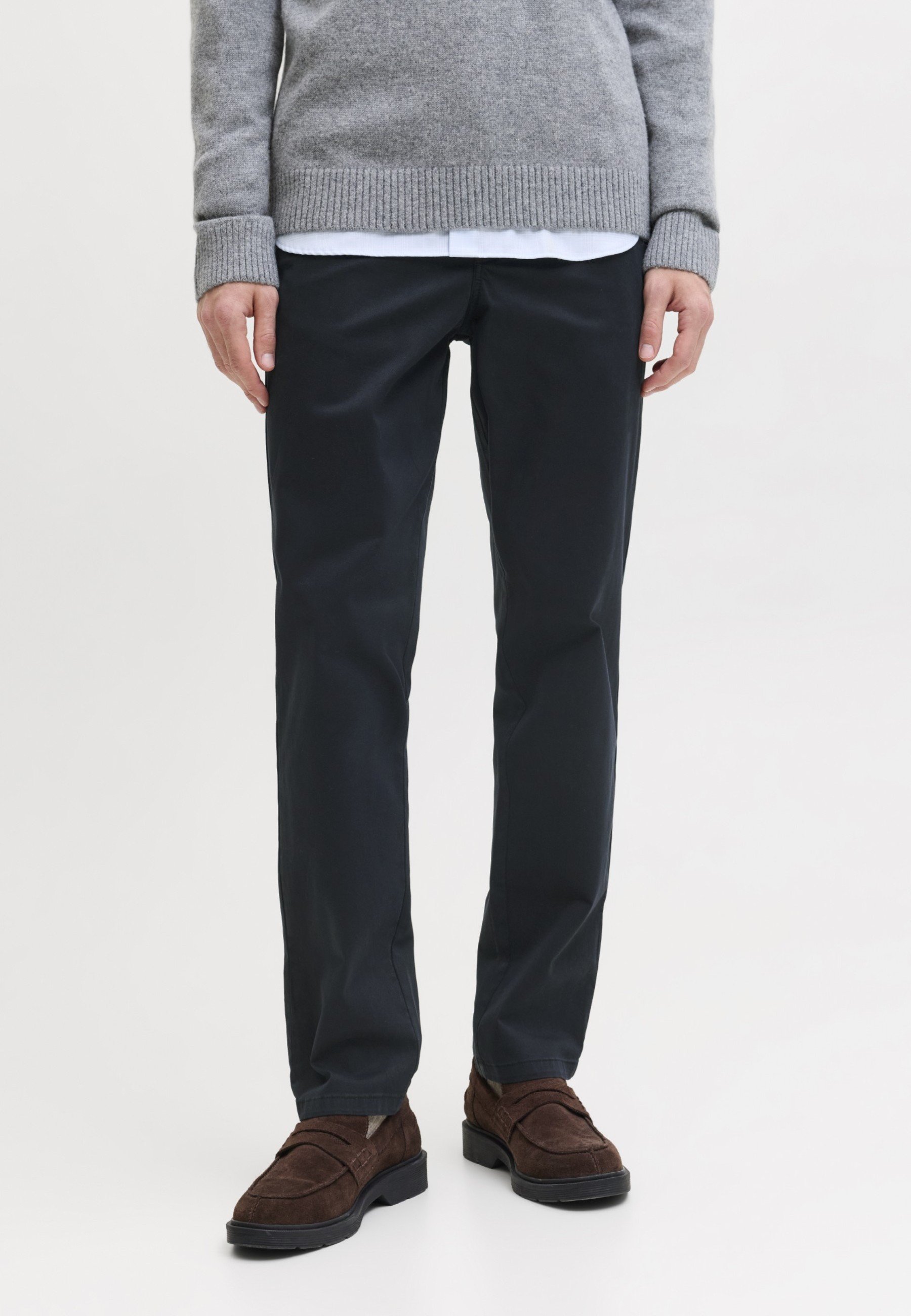 Jack & Jones JPSTOLLIE VANCE CHINO NOOS - Chinos - dark navy/dark