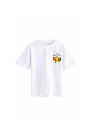 Next SHORT SLEEVE REGULAR FIT - Triko s potiskem - white