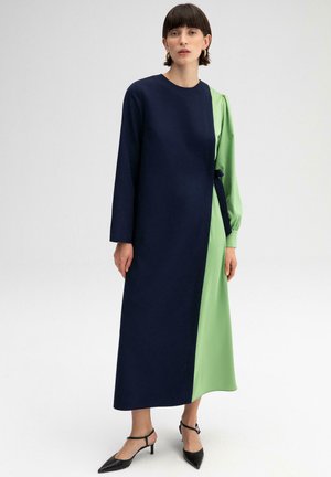 Touché Privé CONTRAST - Maxi šaty - navy blue