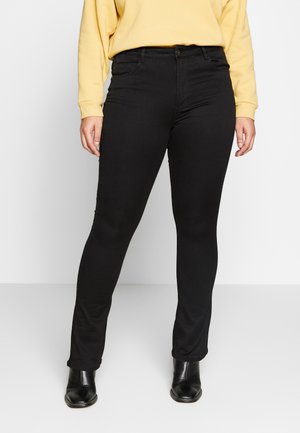Bootcut jeans - black denim