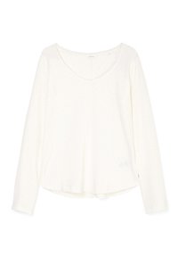 LONG SLEEVE V NECK - Long sleeved top - scandinavian white