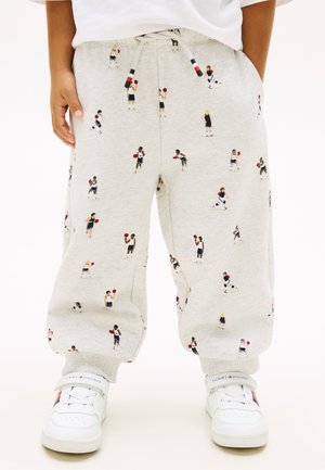 LB PRINTED GRAPHIC SWEATPANTS - Tréningruha alsók - light grey heather aop