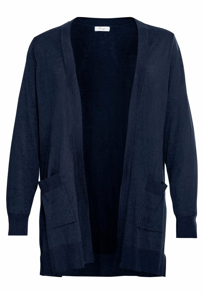 Damen Strickjacken | Sheego Strickjacke marine/dunkelblau - XZ10281 Damen Strickjacken | Sheego Strickjacke marine/dunkelblau - XZ10281