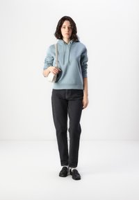 Calvin Klein Jeans INSTITUTIONAL GRAPHIC  HOODIE - Felpa - lead