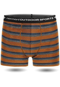 normani Outdoor Sports 2ER PACK MERINO BOXERSHORTS UNTERHOSE FUNKTIONSUNTERWASCHE SPORTHOSE - Boxer Briefs - orange blau grau