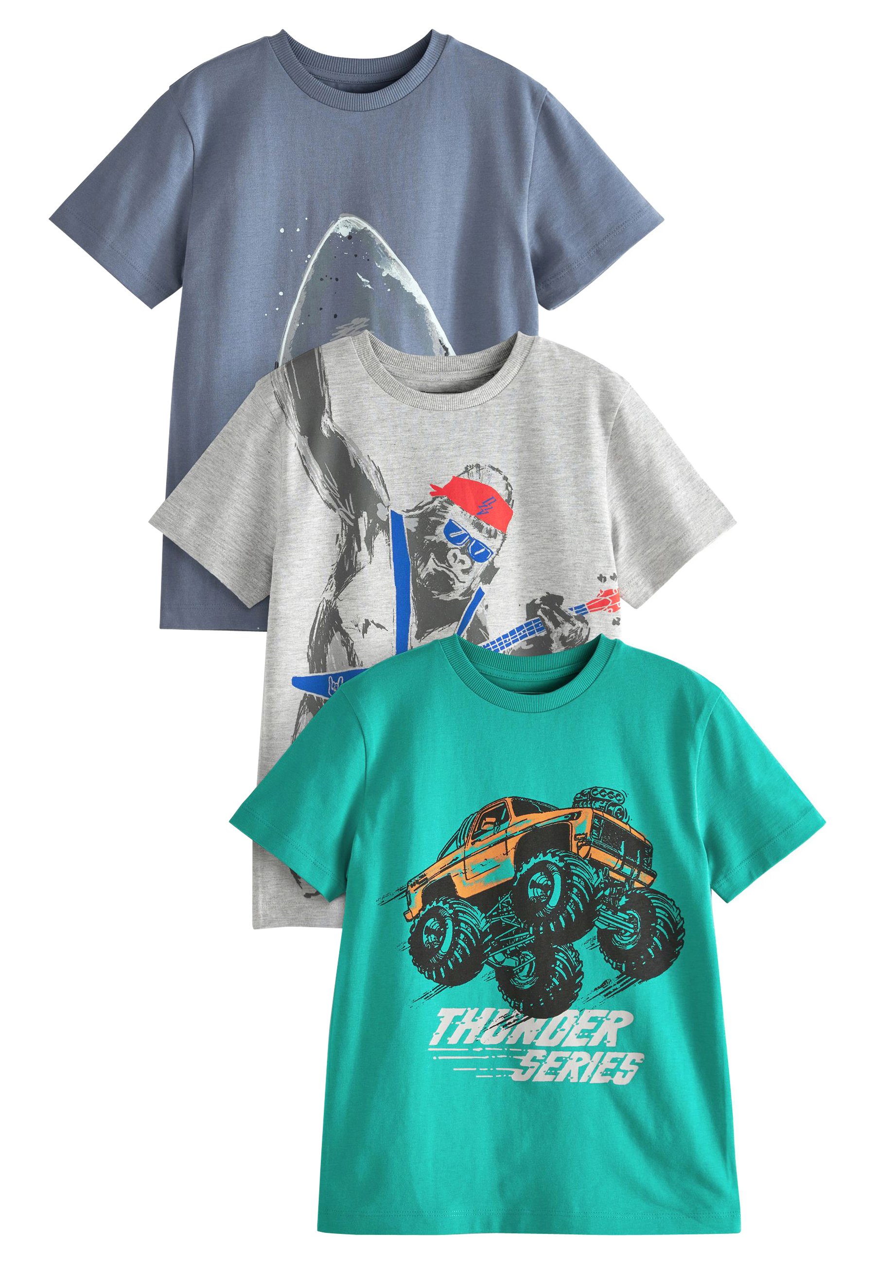 Next 3 PACK SHORT SLEEVE - T-shirt con 