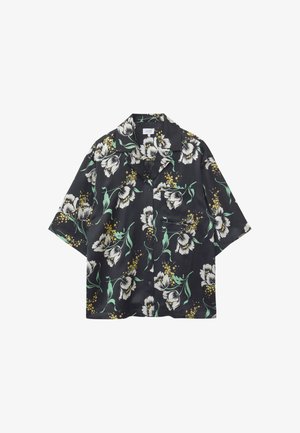 & OTHER STORIES, & OTHER STORIES OVERSIZED RESORT SHIRT - Hemdbluse - black