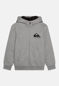Quiksilver BEST WAVE SHERPA YOUTH - Felpa con zip - light grey heather