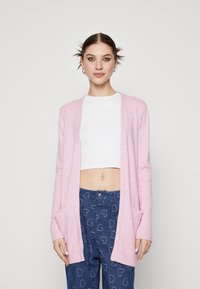 VILA VIRIL OPEN NOOS - Cardigan - pastel lavender light melange