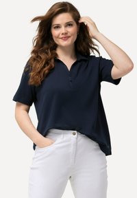 Ulla Popken CLASSIC SHORT SLEEVE - Piké - navy blue