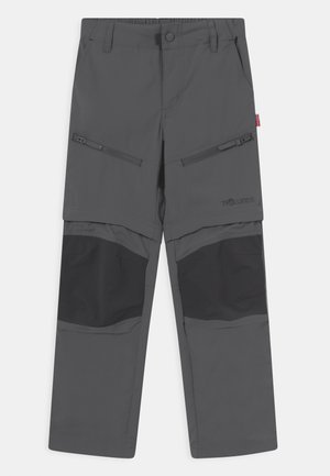 KIDS NORDFJORD ZIP OFF PANTS SLIM FIT UNISEX - Outdoor trousers - anthracite