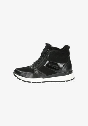 Caprice SNEAKER - Vysoké tenisky - black comb