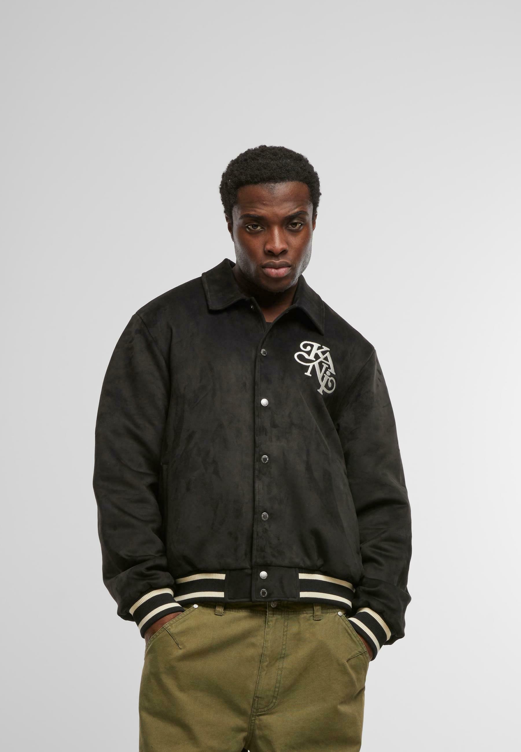 Karl Kani Faux leather jacket - black - Zalando.ie