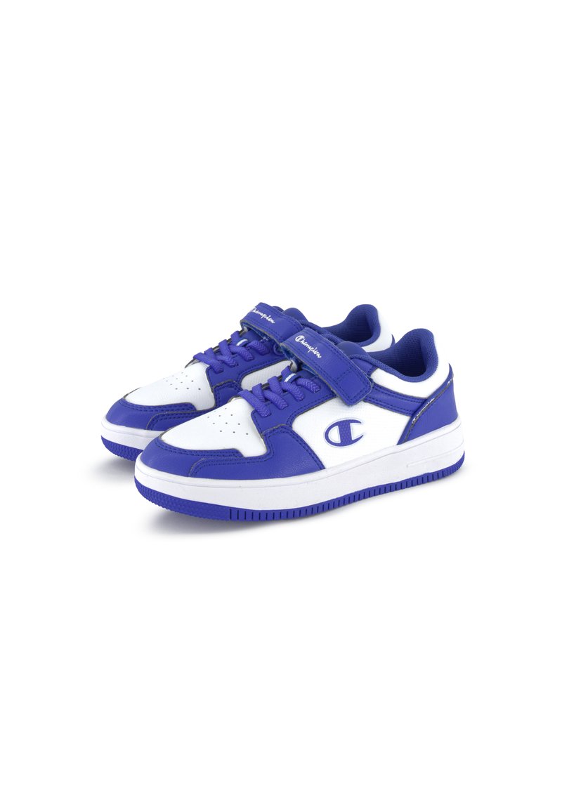 Kinder Wanderschuhe | Champion LOW CUT REBOUND LOW B PS Trainingsschuh white and blue/mehrfarbig - MS06853 Kinder Wanderschuhe | Champion LOW CUT REBOUND LOW B PS Trainingsschuh white and blue/mehrfarbig - MS06853