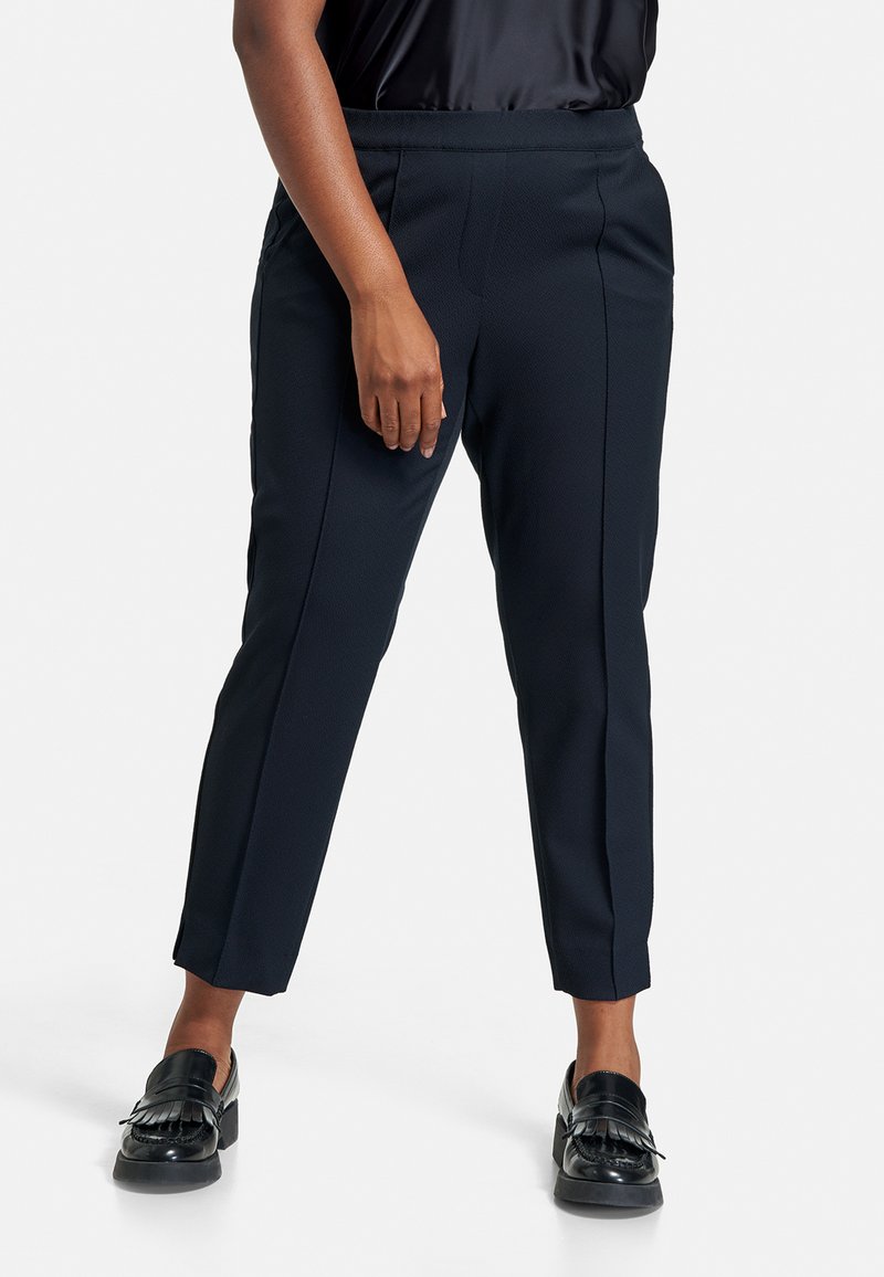 Samoon GRETA - Trousers - navy