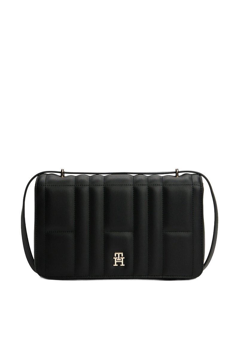 Tommy Hilfiger MONOGRAM QUILTED - Cross body bag - black