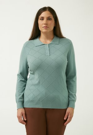 Langærmet T-shirt - mint