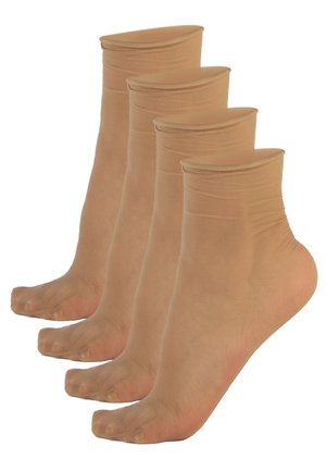 4 PACK WITHOUT ELASTIC BAND 20 DEN - Calze - nude