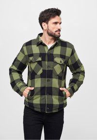 LUMBERJACKET - Välikausitakki - black/olive