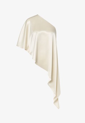 Malina, ARIA ONE SHOULDER ASYMMETRIC BLOUSE - Camicetta - pearl