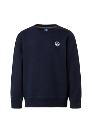 WITH LOGO PATCH - Felpa - navy blue