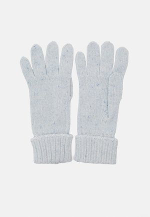DONEGAL PLAITED CUFF GLOVE - Gloves - ice blue/luna
