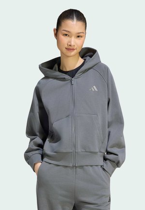 adidas Sportswear, ADIDAS SPORTSWEAR W AK SL FZ HD - Sweat zippé - grey five