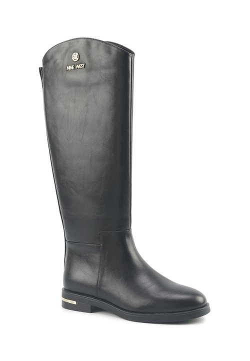 Bottes Cowboy Nine West Cuir Noir - Femme - Taille 7 (mais Taille 5 Serré)