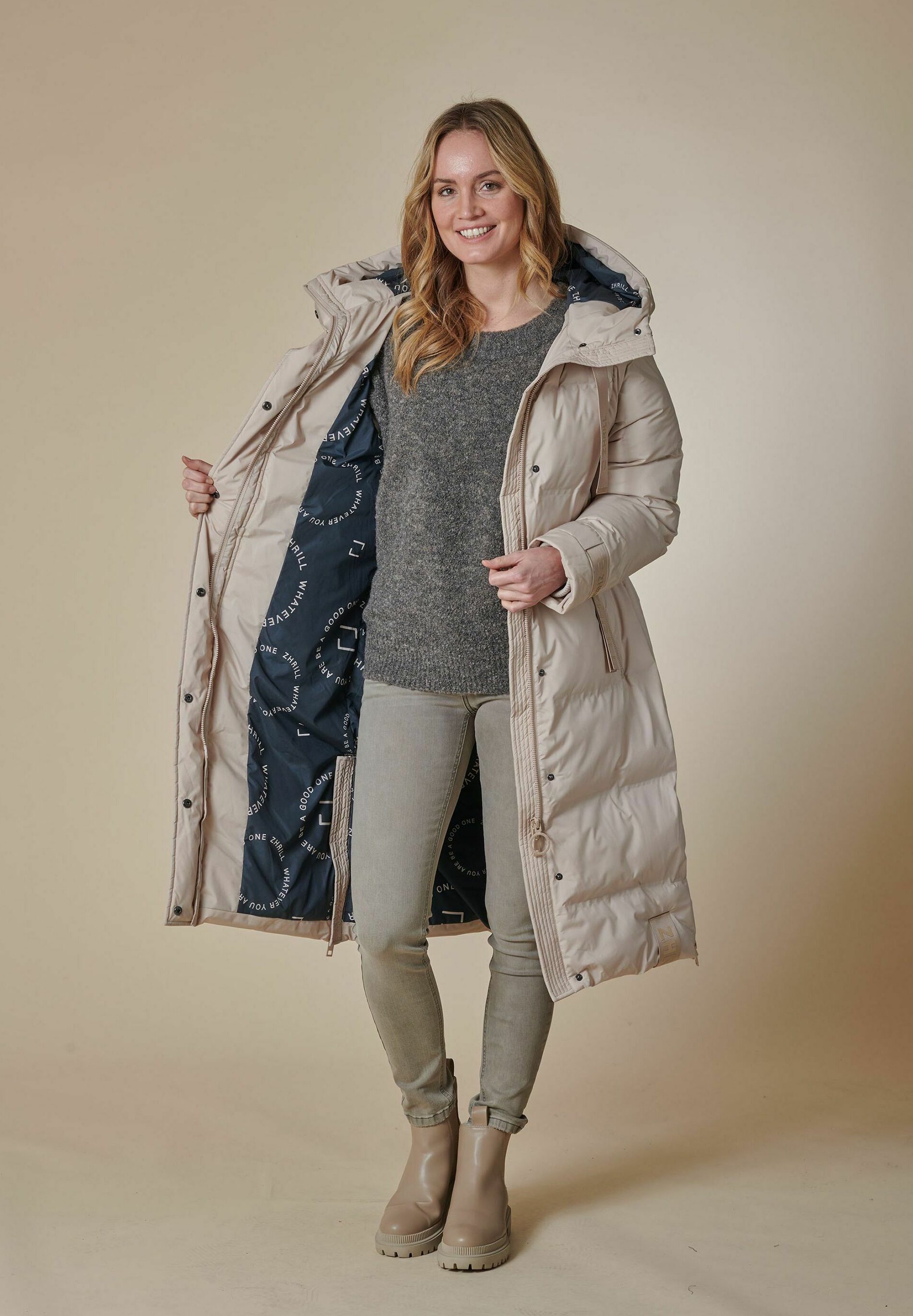 Zhrill MULTI FUNKTIONS ZHISI MAX - Winter coat - beige - Zalando
