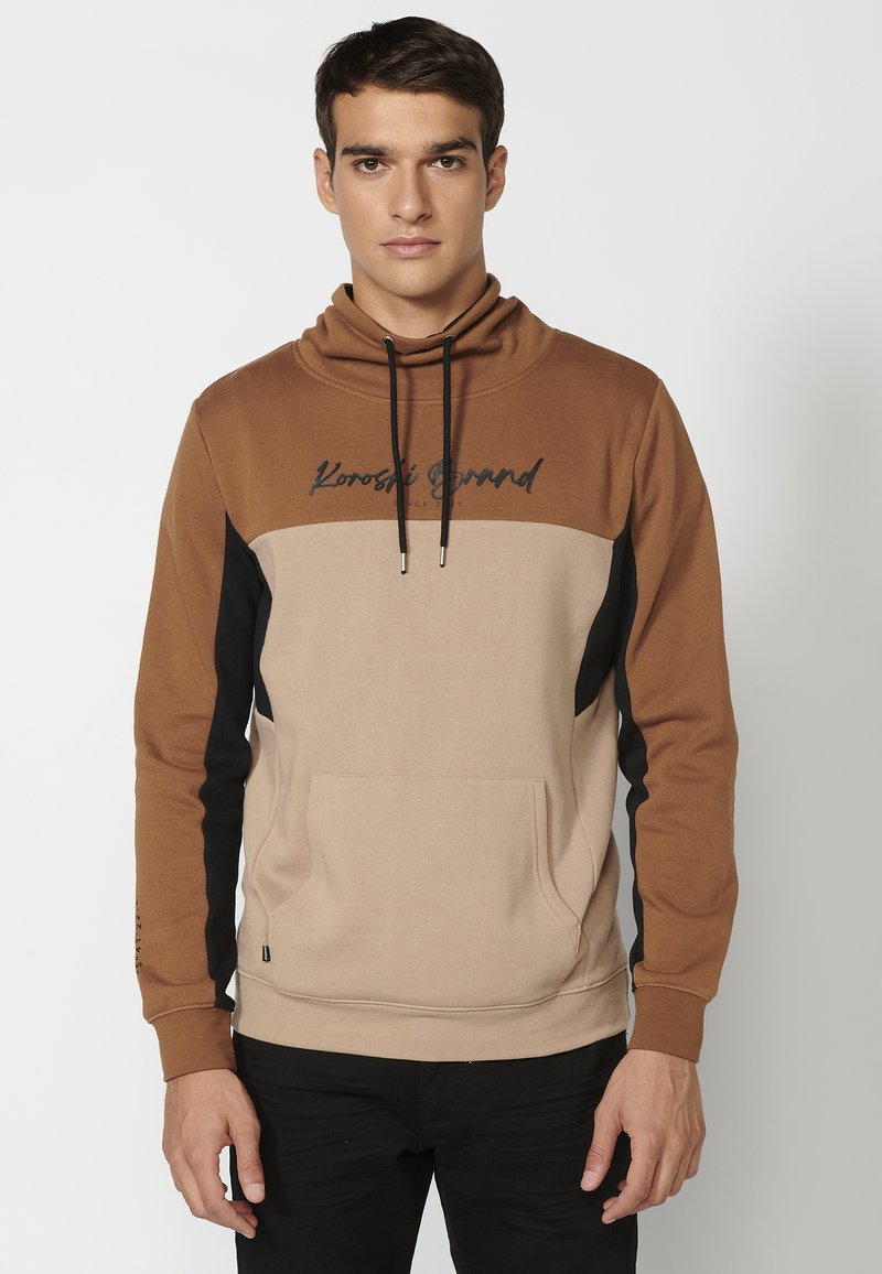 Koroshi SUDADERA - Kapucni - marron brown