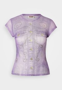 PRINTED STUD - Majica kratkih rukava s printom - orchid/multi