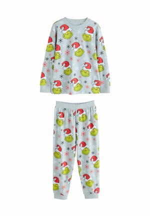 Next, REGULAR FIT - SINGLE JOGGER XMAS SET - Pyjama - green/grey grinch