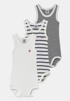 3 PACK UNISEX - Body - white/dark blue