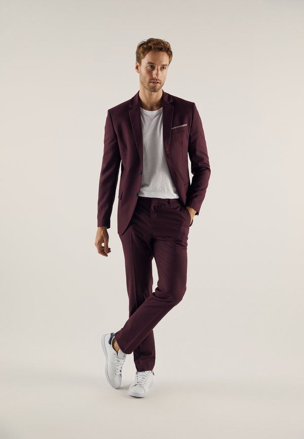 FASHION SUIT - Suit - bordeaux