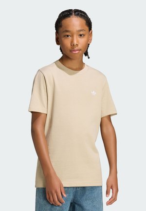 adidas Originals, REGULAR TEE JUNIOR UNISEX - Jednoduché tričko - khaki three