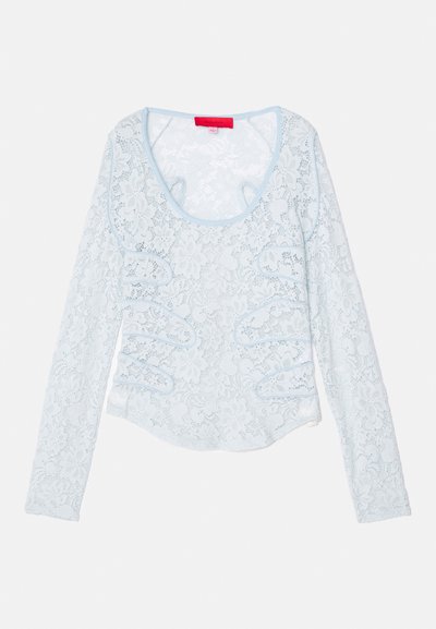 ECKHAUS LATTA SERAPH - Tops ar garām piedurknēm - robins egg