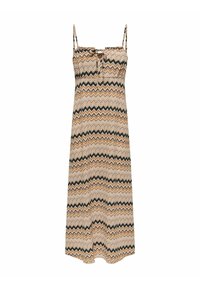 ONLY GEMUSTERTES TRÄGER - Vestido informal - inca gold