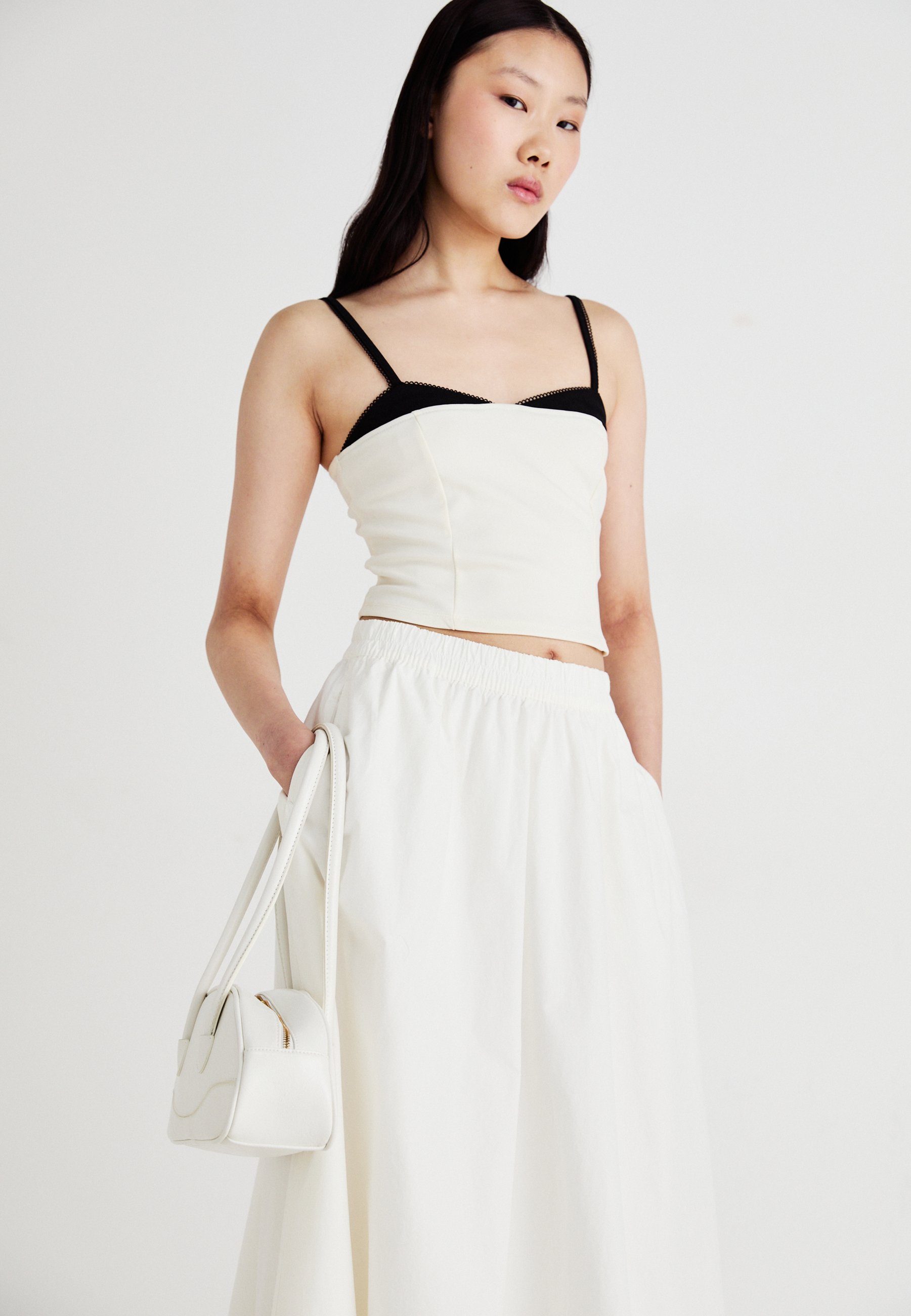 GAP A-line skirt - new off white/white - Zalando.co.uk
