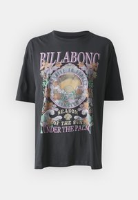 Billabong UNDER THE PALMS - Marškinėliai su spaudiniu - off black