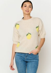 LolaLiza LEMONS  - Apdrukāts T-krekls - lt beige