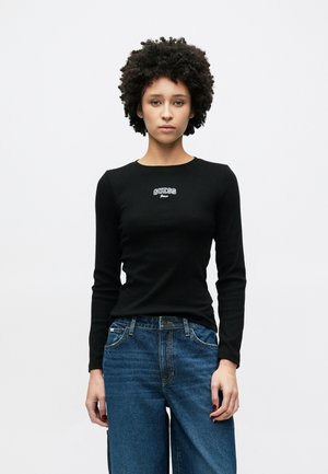 EMBRO SLIM TEE - Langarmshirt - jet black