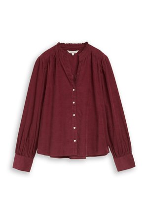 TOM TAILOR, BLOUSE FEMININE CORD SHAPE - Hemdbluse - preppy plum